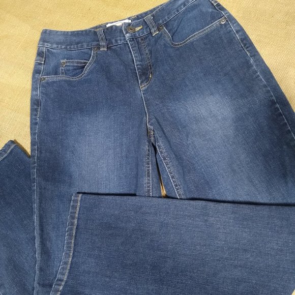 Talbot's Petite Stretch Skinny Blue Jeans - Picture 1 of 6